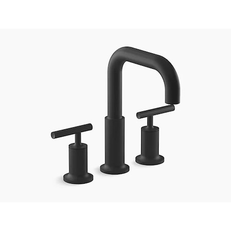 Kohler Purist Deck-Mount Faucet Trim T14428-4-BL